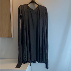 Rick Owens above the knee dress with long belt